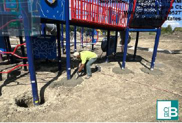9.1.25 Concrete Footings for Playground