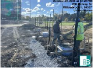 10.26.25 Fence Pole Install