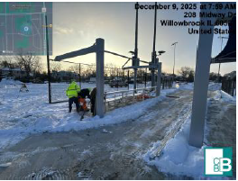 12.7.25 Bleacher Install